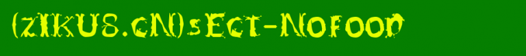 Sect-Nofood.ttf是一款不错的英文字体下载