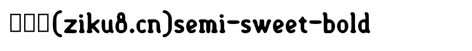 Semi-Sweet-Bold.ttf是一款不错的英文字体下载