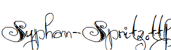 Syphon-Spritz.ttf是一款不错的英文字体下载