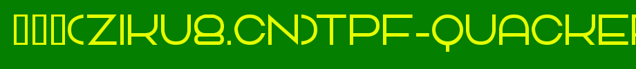 TPF-Quackery.ttf类型，T字母英文