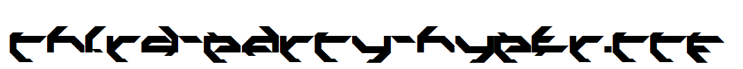 Third-party-hyper.ttf类型，T字母英文
